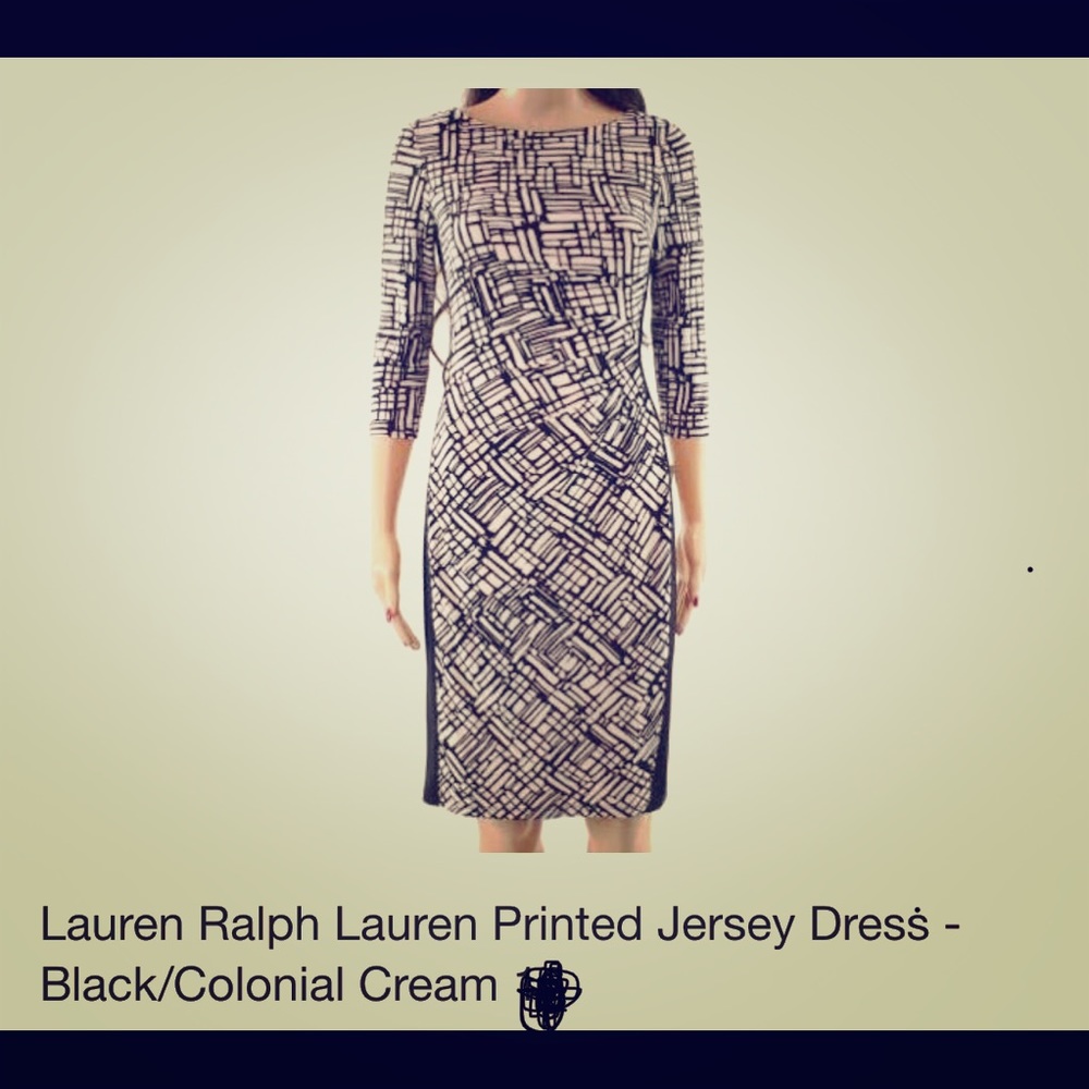 Lauren Ralph Lauren Plus Printed Jersey Dress